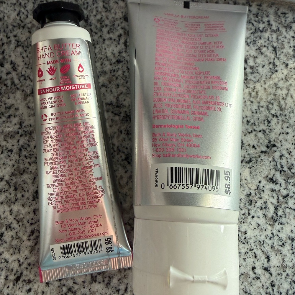 *NEW* Bath & Body Works Happy Birthday Body Cream & Hand Cream . 2.5 Oz & 1 Oz - Picture 9 of 10